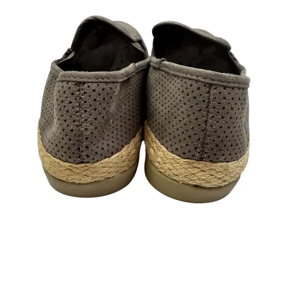 Esprit Nadine Espadrille Perforated Slip-On Shoes Women's Size 9.5